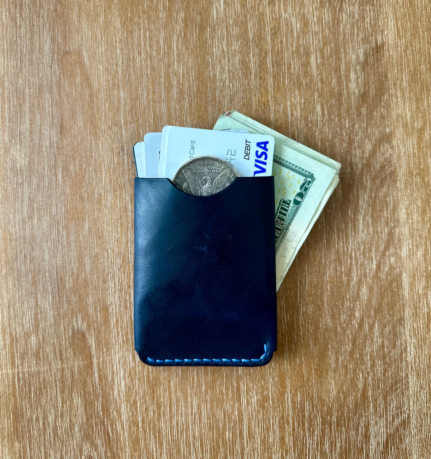 The Topless American Cash Collector (Navy Blue)